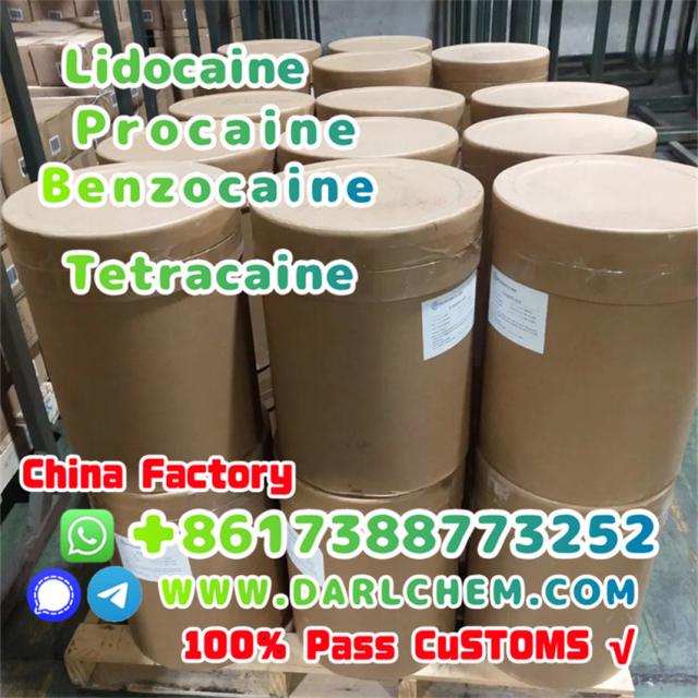 Lidocaine Benzocaine Procaine raw Powder 137-58-6 darl Supply