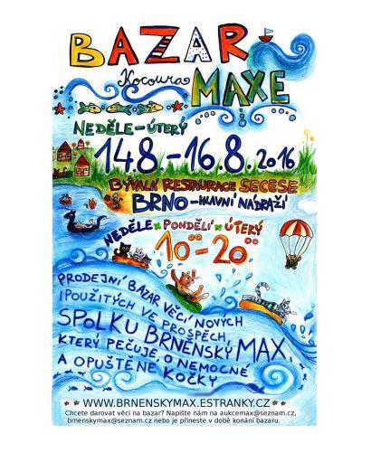 Bazar kocoura Maxe - 14. - 16. srpna 2016