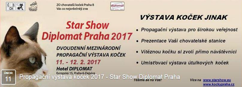 Star Show Diplomat Praha 2017 - 11. - 12. nora 2017
