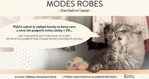 MODES ROBES - charitativn bazar - 25. listopadu 2017