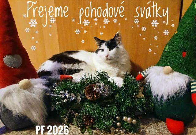 P�ejeme v�em ko�i�k�m i jejich obsluh�m kr�sn� V�noce a v�e  dobr� v roce 2026.