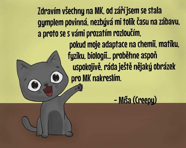 Komiks Creepy kočky: Rozloučení. Modrý kocouř.cz