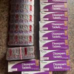 Diazepam, Xanax, Rivotril, Lexaurin, Lorazopam