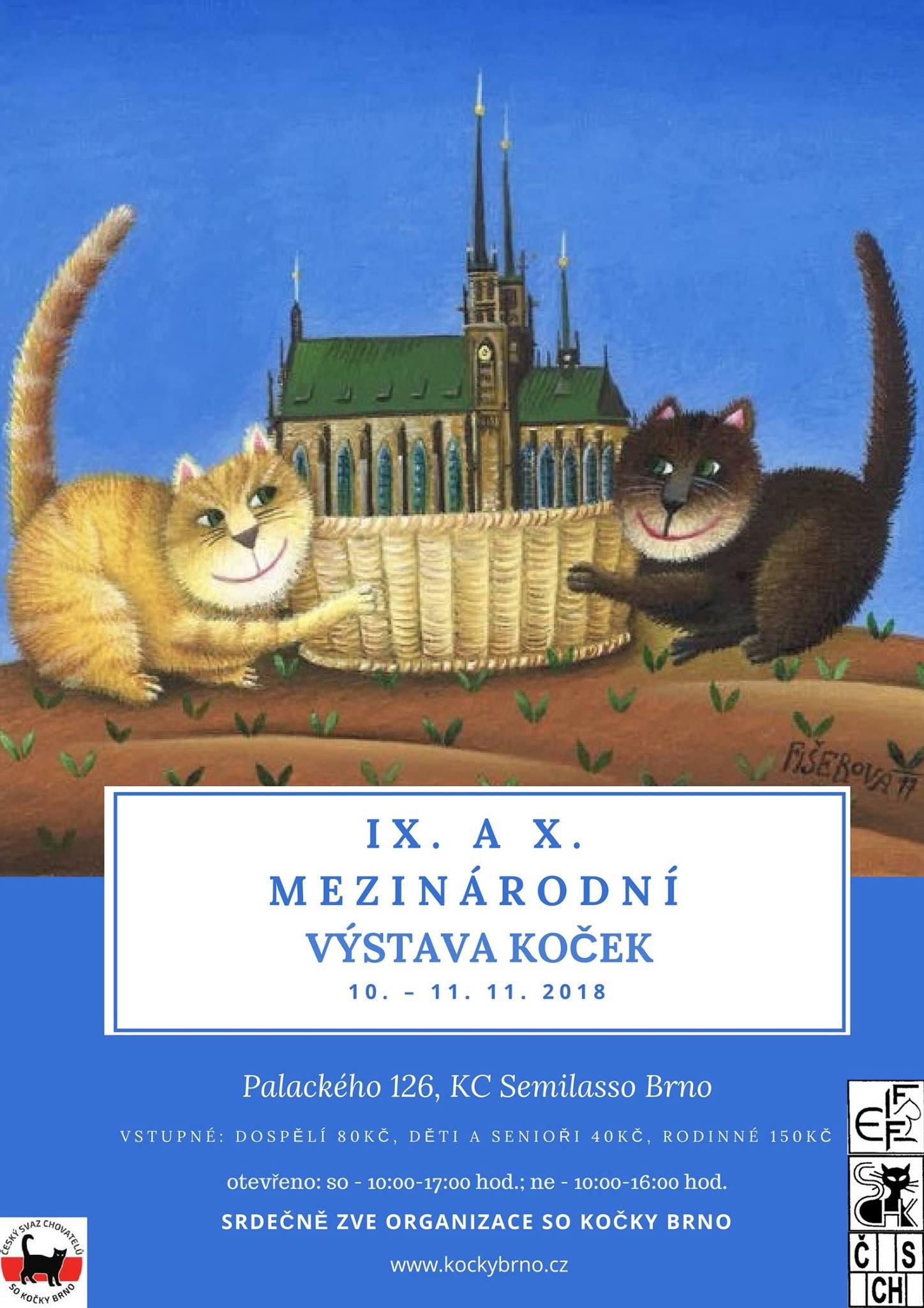 IX. a X. mezinrodn vstava koek (FIFe) - 10. - 11. listopadu 2018