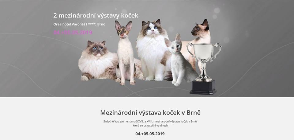 XVII. a XVIII. mezinrodn vstava koek v Brn - 4. - 5. kvtna 2019