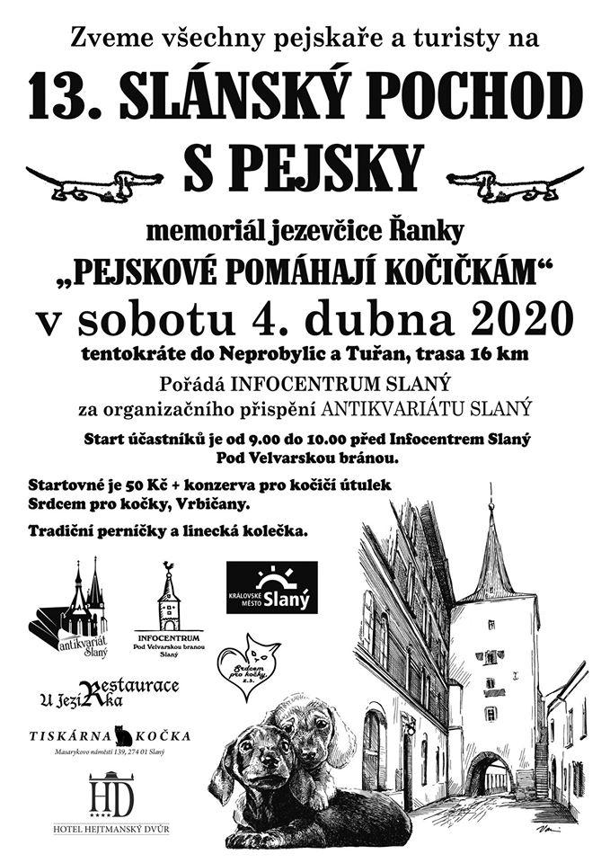 13. Slnsk pochod s pejsky (pro koky) - 4. dubna 2020