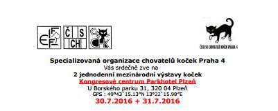 Mezinrodn vstava koek - 30. - 31. ervence 2016