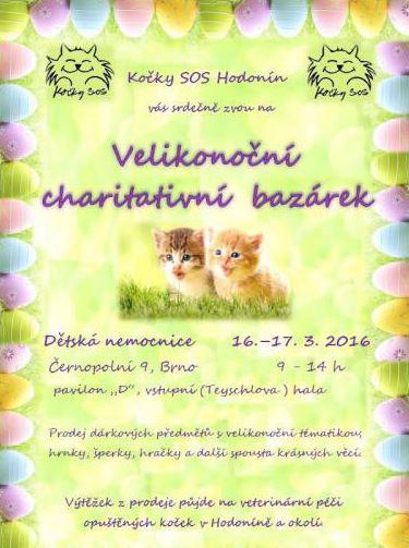 Velikonon charitativn bazrek  - 16. - 17. bezna 2016