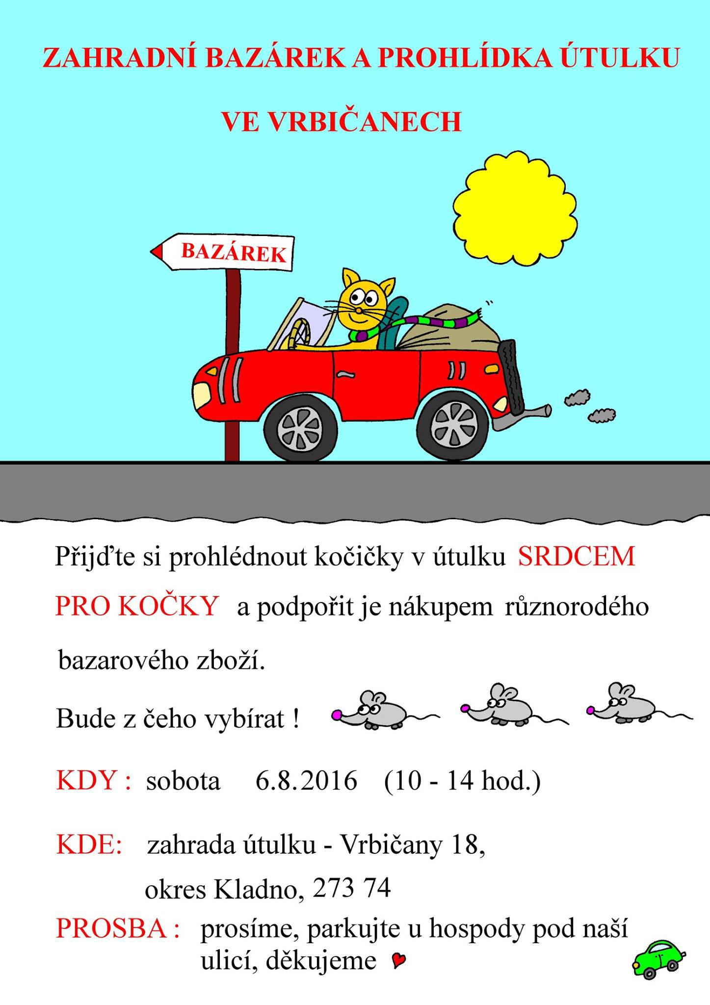 Zahradn bazrek a prohldka tulku ve Vrbianech - 6. srpna 2016