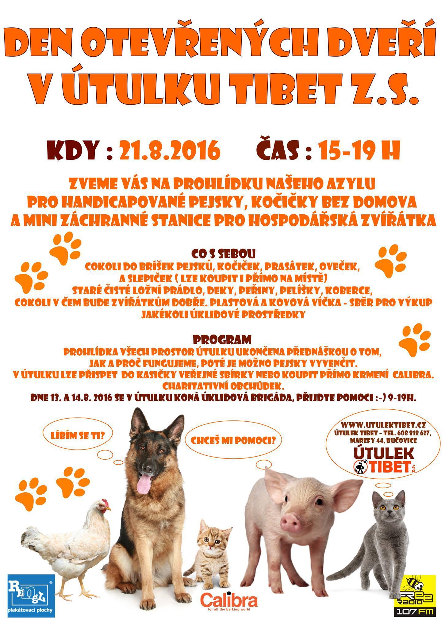 Den otevench dve v tulku Tibet, z.s - 21. srpna 2016