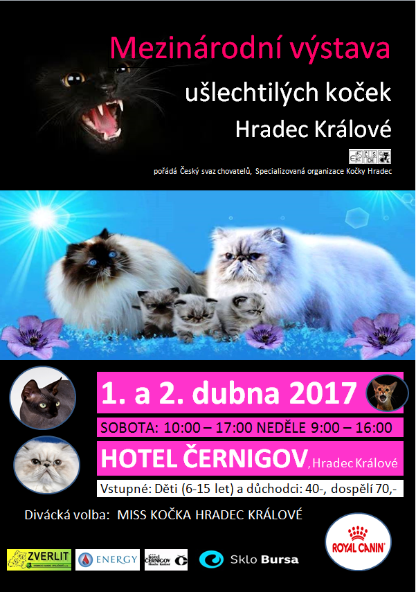 Mezinrodn vstava koek (FIFe) - 1. - 2. dubna 2017