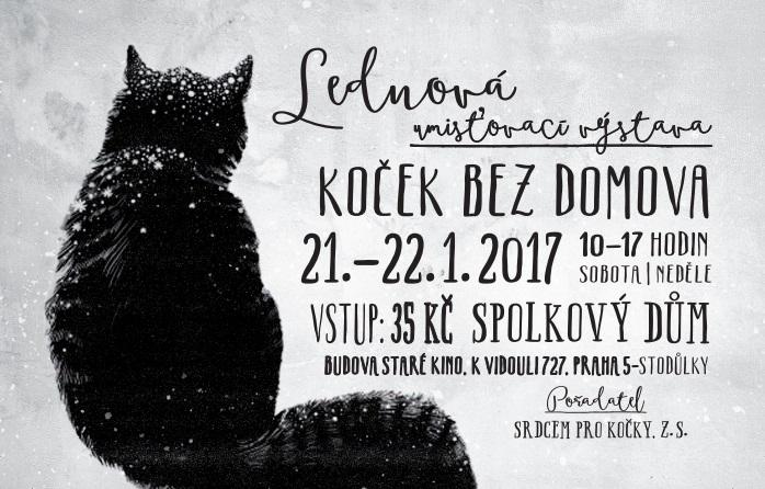Lednov umisovac vstava koek bez domova - 21. - 22. ledna 2017