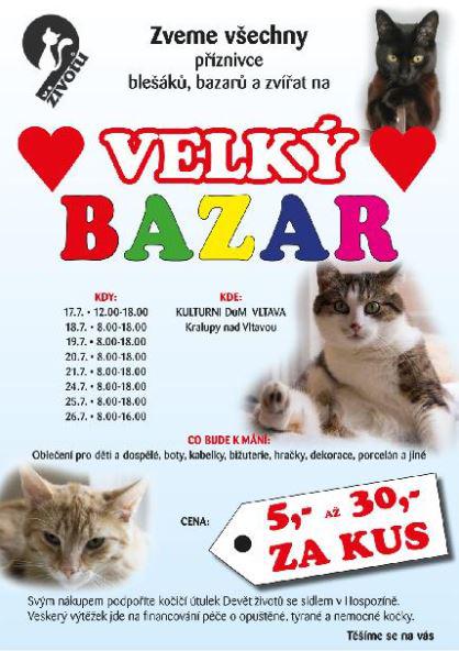 Velk bazar v Kralupech nad Vltavou - 17. - 26. ervence 2017