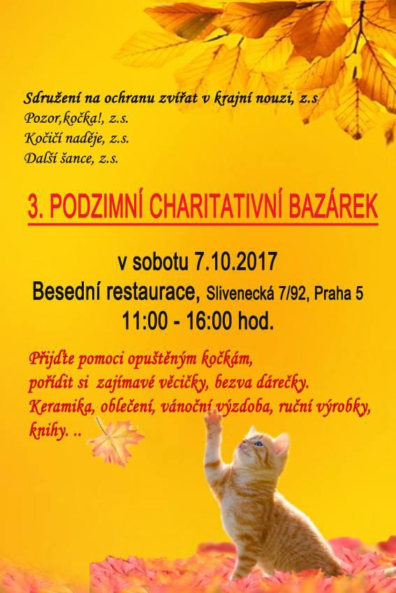 3. podzimn charitativn bazrek a Benefin country veer - 7. jna 2017