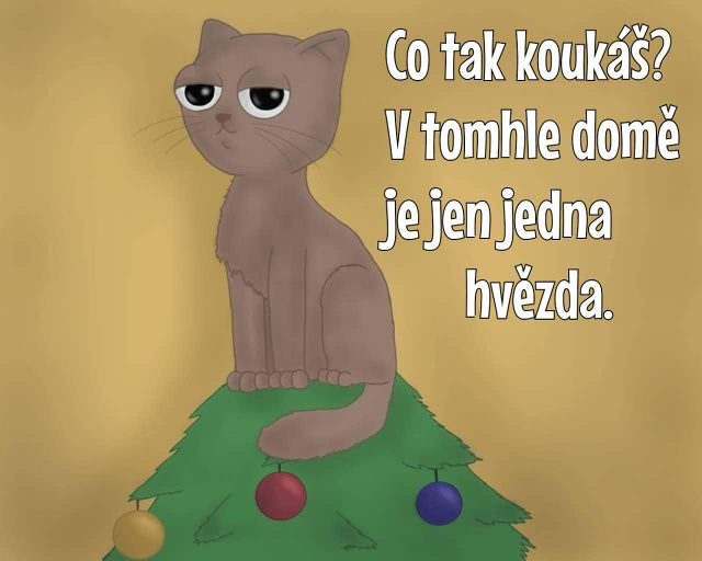 Komiks Creepy kočky: Hvězda. Modrý kocouř.cz